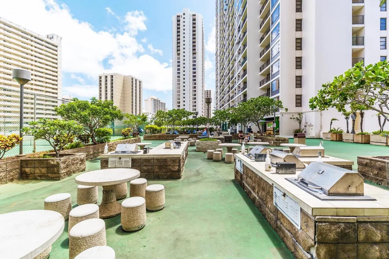 High-Floor Stylish Ocean Views Condo With Parking Honolulu